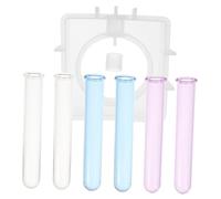 UKCOCO Molde De Base De Silicona para Flores Tubos De Ensayo Acrílicos para Plantas Florero y para Hidroponía Fabricación De Floreros Decorativos Casa