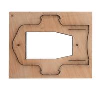 UKCOCO Molde de Corte para Cuero y Madera Troquel de Plantilla para Tarjetero Herramienta Manual para Trabajar Cuero en Proyectos de Bricolaje y Artesanía Compatible Bolsas de