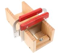 UKCOCO Molde Superficie Lisa y Corte para Hacer Jabón de Madera de Cortador de Acero Inoxidable en Elaboración de Jabón para Uso Profesional