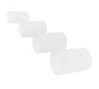 UKCOCO Moldes para Velas Perfumadas de Silicona Cilíndricos 30/40/50/60 Mm 4 Unidades para Manualidades DIY Resina, Jabón y Chocolate, Reutilizables para Decoración y Elaboración