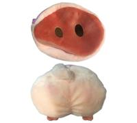 UKCOCO Monedero Fácil de Llevar y Evita Caigan Objetos de Peluche Forma de Cerdito Rosa Pack de 2 Piezas Adecuado para Shopping y Travel para Mujeres y Niñas