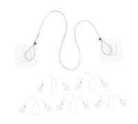 UKCOCO Muebles Infantiles Correas de Sujeción Pared y Correas de Seguridad para Muebles Anclaje Adhesivo Antivuelco para Protección Mascotas Tocadores Infantiles