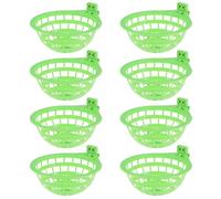 UKCOCO Nido de Huevos de Pájaro de Plástico Ventilado, 8 Piezas Grandes, Cuenco para Nidos de Palomas y Loros, Uso Doméstico y Agrícola, Accesorios para Jaulas de Pájaros, Aves