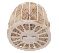 UKCOCO Nido para Pájaros Colgante con Cesta de Yute y Mezcla de Paja Juguete para Canarios y Periquitos Promueve Conducta Natural y Anidación Jaulas Fácil Instalación y Material Duradero