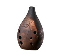 UKCOCO Ocarina de Cerámica Profesional Xun de 10 Agujeros Afinación Pura y Correcta para Principiantes y Artistas, Instrumento Musical Antiguo Adecuado para Obsequio Varios estilos