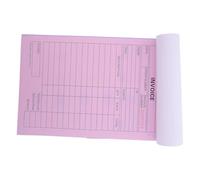 UKCOCO Order Receipt Book Carbon Copy For Small Business Trade Portable Invoice Pad With Reinforced Backing For Writing And Efficient Purchase Tracking