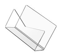 UKCOCO Organizador de Escritorio Acrílico Transparente Soporte de Cartas y Archivos Práctico y Reutilizable para Oficina y