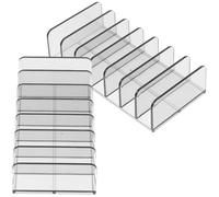 UKCOCO Organizador de Paletas de Maquillaje 2 Piezas Soporte para Sombras y Correctores de Ojos 7 Compartimentos de Plástico