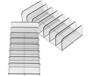UKCOCO Organizador de Paletas de Maquillaje 2 Piezas Soporte para Sombras y Correctores de Ojos 7 Compartimentos de Plástico