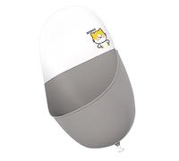 UKCOCO Orinal Infantil para Diseño de Gato Gris Entrenamiento para de Material Seguro y Duradero Fácil de Limpiar y Ahorra Espacio Baño