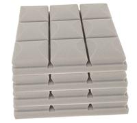 UKCOCO Paneles Acústicos De Espuma Insonorizante Gris De Alta Densidad 4 Unidades 25x25x5 Cm Ignífugos Para Estudios De Grabación, Aislamiento Acústico y Absorbentes De Sonido Interiores