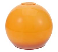 UKCOCO Pantalla de Cristal Retro Forma de Globo para Lámpara Colgante E27, Doble Orificio, Vidrio Soplado a Mano, Color Degradado Amarillo, para Iluminación en Comedor y Cocina