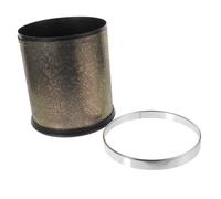 UKCOCO Papelera Redonda Decorativa de para Oficina y Cocina Cubo de Basura Resistente y Elegante Diseño Antideslizante y Prueba de Capacidad para Residuos Accesorio para Color Aleatorio