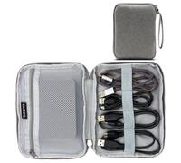 UKCOCO Paquete de Disco Duro Funda Protectora Portátil Prueba de Golpes para Disco Duro Externo Organizador de Cables USB Cubierta para Almacenamiento