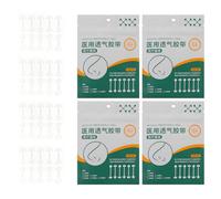 UKCOCO Parches Nasales Transparentes Forma de Mancuerna, Elásticos y Autoadhesivos, Pack de 4 para Moldear y Reducir el Contorno del Ala Nariz, Retenedor Nasal Invisible para Uso Diario