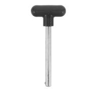 UKCOCO Pasador de Carga Extensor de Gimnasio, Pasadores de Máquina de Fitness, Acero Cromado, Plata, Diámetro 0,4, Ajuste Rápido de Peso, para Racks y Máquinas de Levantamiento de