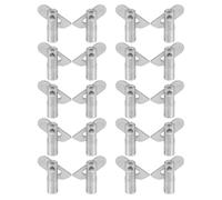 UKCOCO Pasadores de Andamios Galvanizados 12mm X 45mm, 20 Piezas, Clavijas Desmontables Mecanismo de Bloqueo Seguro para Construcción, Renovación y Accesorios de Andamios