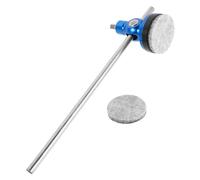 UKCOCO Pedal de Bombo con Martillo Doble Cara Cabezal de Aleación para Batería Jazz Accesorio Profesional para Rendimiento y Práctica Diseño de Doble Pedal para Color Azul