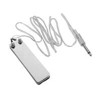 UKCOCO Pedal para Máquina de Tatuar Cuadrado Plateado de Acero Inoxidable, Interruptor Táctil Enchufe, Pedal Antideslizante Compacto para Control de Potencia en Tatuajes Profesionales