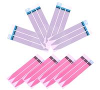 UKCOCO Pegatinas Adhesivas para Baterías de Teléfono 8 Hojas 24 Unidades Regleta Adhesiva Roja Recortable para Fijación Segura y Reemplazo en Móviles y Dispositivos Electrónicos