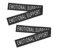 UKCOCO Pegatinas para Arneses De Perro, 2 Pares Reflectantes Extraíbles, Material Resistente y Autoadherente, para Chalecos En Paseos Vespertinos