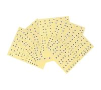 UKCOCO Pegatinas para Diapasón de Guitarra 7 Piezas Números Calcomanías Adhesivas para Guitarra Accesorio Práctico para Principiantes y Aprendizaje Rápido del Diapasón