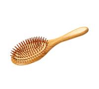UKCOCO Peine de Masaje de Bambú Práctico Mini Peine Portátil Antiestático Cepillo Natural para Cabello Color Madera para Tipo de Cabello