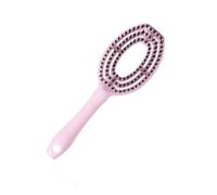 UKCOCO Peine Masajeador de Cabelludo Plástico para Peluquería Diseño Ergonómico Antideslizante Estimula Circulación Sanguínea Profesional y Doméstico Color Rosa