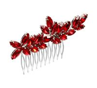 UKCOCO Peineta Cabello Gemas de Imitación y Aleación de Zinc para Boda, Elegante Accesorio para Novia y Damas de Fiesta Fácil de Asegurar