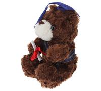 UKCOCO Peluche de Graduación con Gorro y Faja de Felicitación para Celebrar Logros Graduación de Peluche para Decoración de Habitaciones