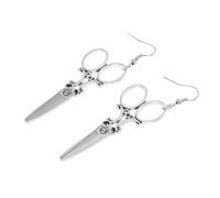 UKCOCO Pendientes de Oreja Divertidos de Tijeras Pendientes Colgantes de Aleación Joyas para Mujeres Accesorios Diseño Único para