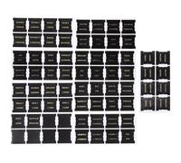 UKCOCO Pestañas de Índice Bíblico de Cuero Pu Negro 80 Piezas 66 Pestañas del Antiguo y Testamento Etiquetas para Estudio Bíblico para Hombres Mujeres Accesorios para Biblia