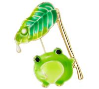 UKCOCO Pin de Solapa Esmaltado de Rana, Broche de Metal Fijación Firme, Alfiler Decorativo para Mochila y Ropa, Adorno