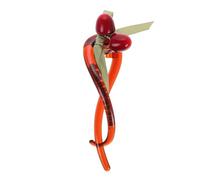 UKCOCO Pinza de Pelo de Cereza para Moño Accesorio Decorativo para Mujeres y Niñas Sujeción y Diseño para Peinados Elegantes y Adornos la Parte Posterior Cabeza