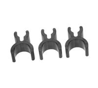 UKCOCO Pinzas para Bolígrafos de Trompeta Abs Negro 3 Piezas, Clip Portátil para Instrumentos Musicales, Fijación Flexible para Trompa, Accesorios Compactos para Música