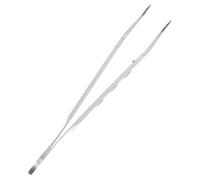 UKCOCO Pinzas para Meibomio de acero, punta redonda, instrumento de masaje de párpados, para hospitales, uso versátil, diseño ergonómico, plata