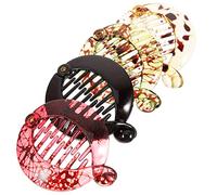 UKCOCO Pinzas Tipo Banana para Cabello Fino y Grueso 4 Piezas Accesorios de para Mujeres Clip para Cinta Material Plástico Resistente