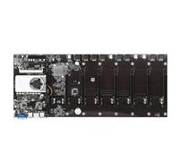 UKCOCO Placa Base para Máquina Minera CPU 8 Ranuras Pcie 16x, Memoria Ddr3, Rendimiento Silencioso y Uso Seguro, Compatible Minería y Tarjetas Gráficas