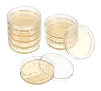 UKCOCO Placas de Petri con Agar Nutritivo Pre-vertido 7 Cm, 20 Unidades para Experimentos Científicos, Cultivo Microbiológico en Laboratorio, Suministros para Análisis y Cultivo