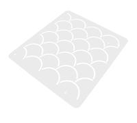 UKCOCO Plantilla de Patchwork para Acolchado de Plástico Transparente, Herramienta Multiusos de Costura para Manualidades Diy, Plantilla de Dibujo Líneas de Prensatelas para Bordado