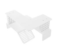 UKCOCO Plataforma para Tomar El Sol Tortuga De Plástico Resistente Terraza para Descansar y Escalar Decoración Hábitat Reptiles y Acuario Isla Flotante Semiacuática Segura para Tortugas