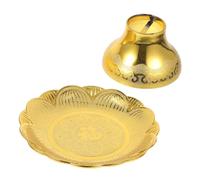 UKCOCO Plato de Sacrificio Bandeja de Frutas para Ceremonia Espiritual Decoración para Espacio Doméstico Accesorio para Rituales Material Resistente Tamaño Pequeño Fácil de Limpiar