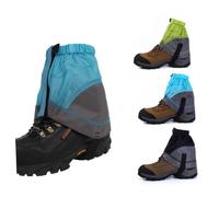 UKCOCO Polainas Tobillo Impermeables Ultraligeras para Senderismo y Trekking Cubre Botas Resistente Lluvia y Barro Diseño Compacto para Mochila y Actividades al Aire
