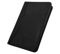 UKCOCO Portafolio Cremallera Multifuncional 6 Anillas, Tamaño A5, Material Duradero, Organizador de Documentos para Oficina y Negocios, Carpeta de Cartera para Hombres y Mujeres, Estuche
