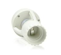 UKCOCO Portalámparas con Sensor Infrarrojo de Cuerpo Casquillo para Bombilla LED Brillo para Iluminación de Pasillos y Exteriores