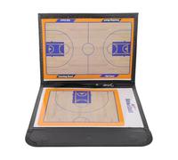 UKCOCO Portapapeles Magnético para Baloncesto, Tablero de Entrenamiento de Baloncesto, Tríptico, Piel Sintética y Imanes, Plegable y Portátil, para Demostración y Enseñanza