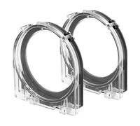 UKCOCO Protector de Botón Pulsador Adhesivo Transparente 2 Piezas Cubierta Protectora Redonda de Plástico para Interruptores de Lavadora Lavavajillas Ordenadores y Uso Industrial en