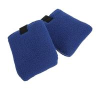 UKCOCO Protector de Confort para Silla de Ruedas de Fibra Azul Pedal de Poliéster Fácil Mantenimiento en Mejora Adecuado para Uso Interiores y Rehabilitación