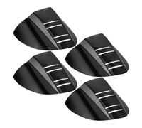 UKCOCO Protectores Laterales para Gafas de Sol, 4 Piezas Negras, Material Resistente para Reparación de Alas Laterales Dañadas
