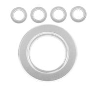 UKCOCO Protectores Metálicos para Cajas Nido De Pájaros Anillo Antimordeduras De Metal 55mm Conjunto De 5 Piezas para Suministros De Aves Protección Jaulas para Pájaros